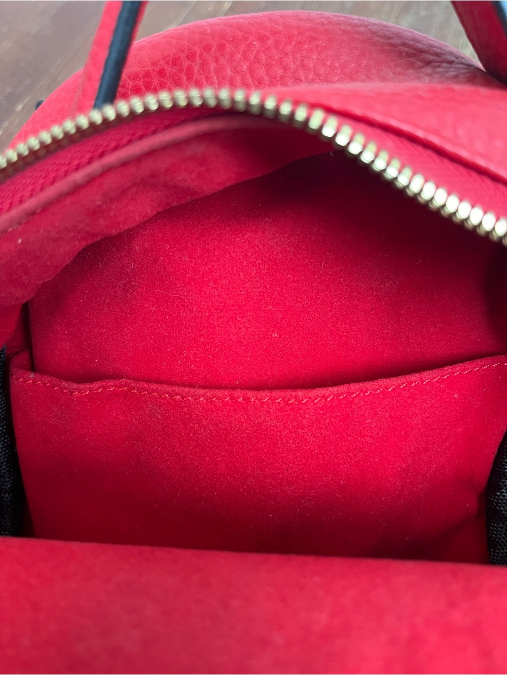 red mini backpack - Picture 3 of 3